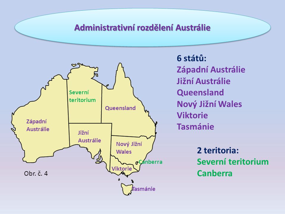 Administrativní rozdělení Austrálie