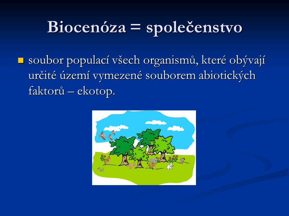 Co je to Biocenóza?