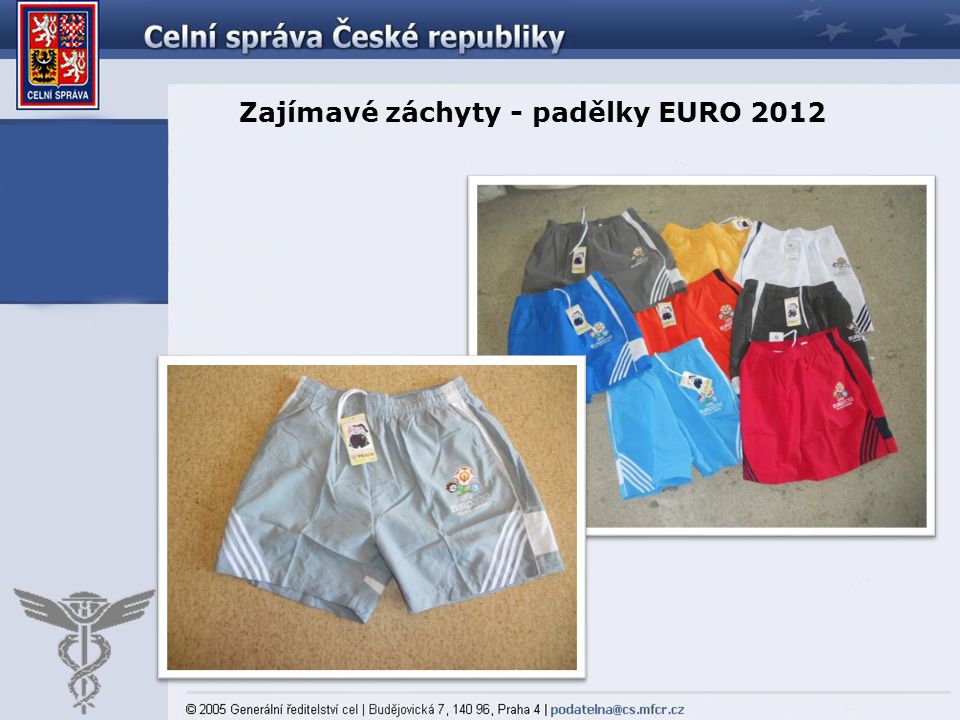 Zajímavé záchyty - padělky EURO 2012