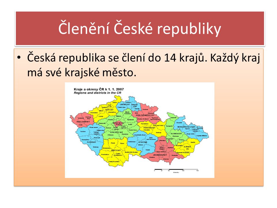 Členění České republiky