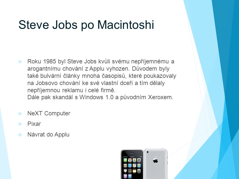 Steve Jobs po Macintoshi