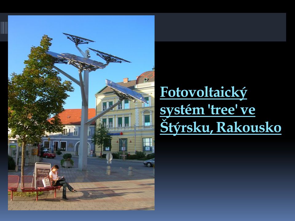 Fotovoltaický systém tree ve Štýrsku, Rakousko