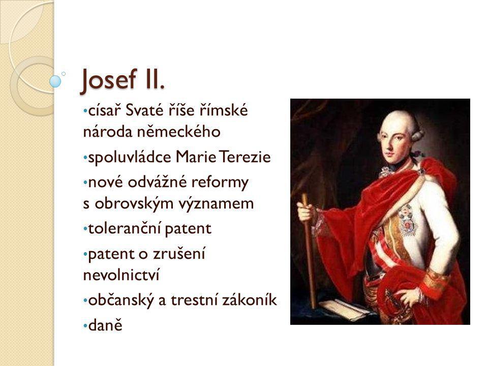 Josef II. císař Svaté říše římské národa německého