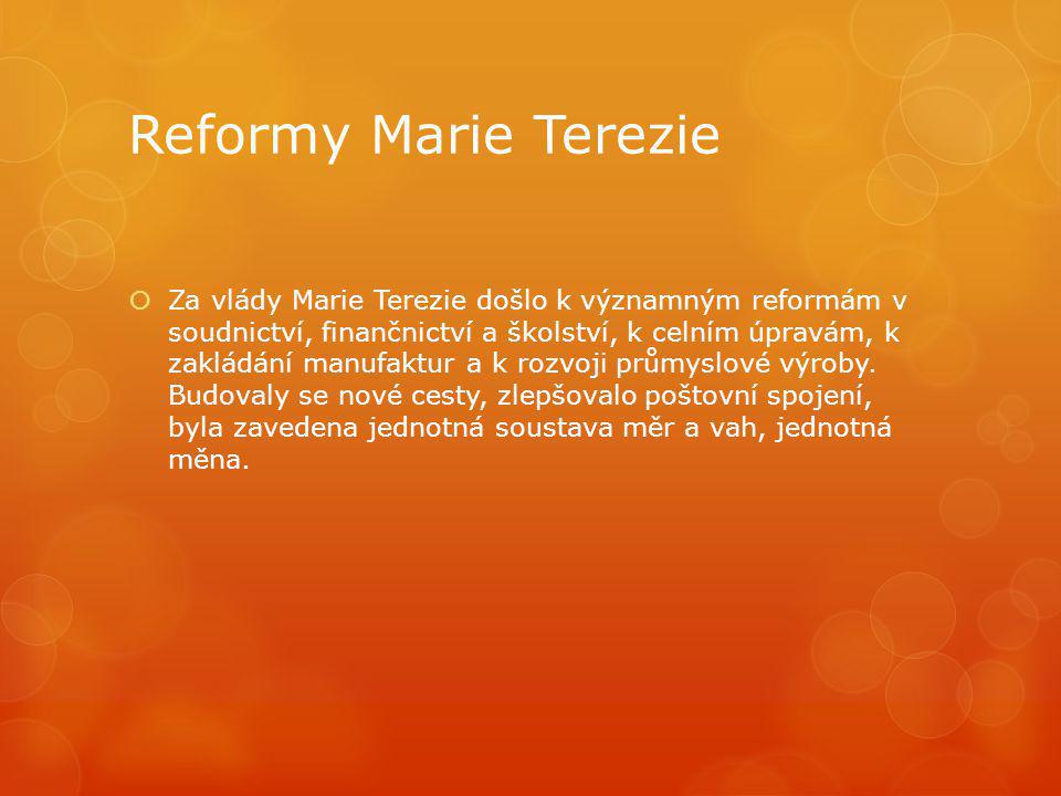 Reformy Marie Terezie