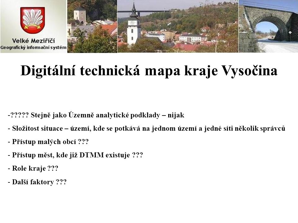 Digitální technická mapa kraje Vysočina