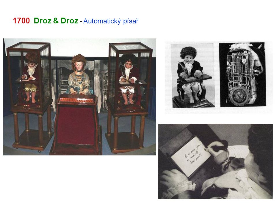 1700: Droz & Droz - Automatický písař