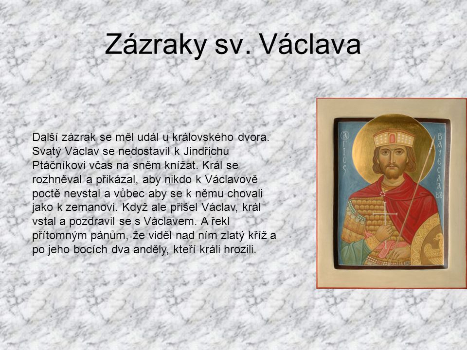 Zázraky sv. Václava