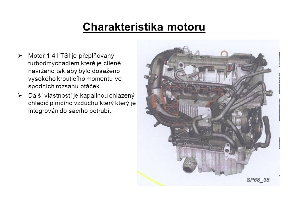 Charakteristika motoru
