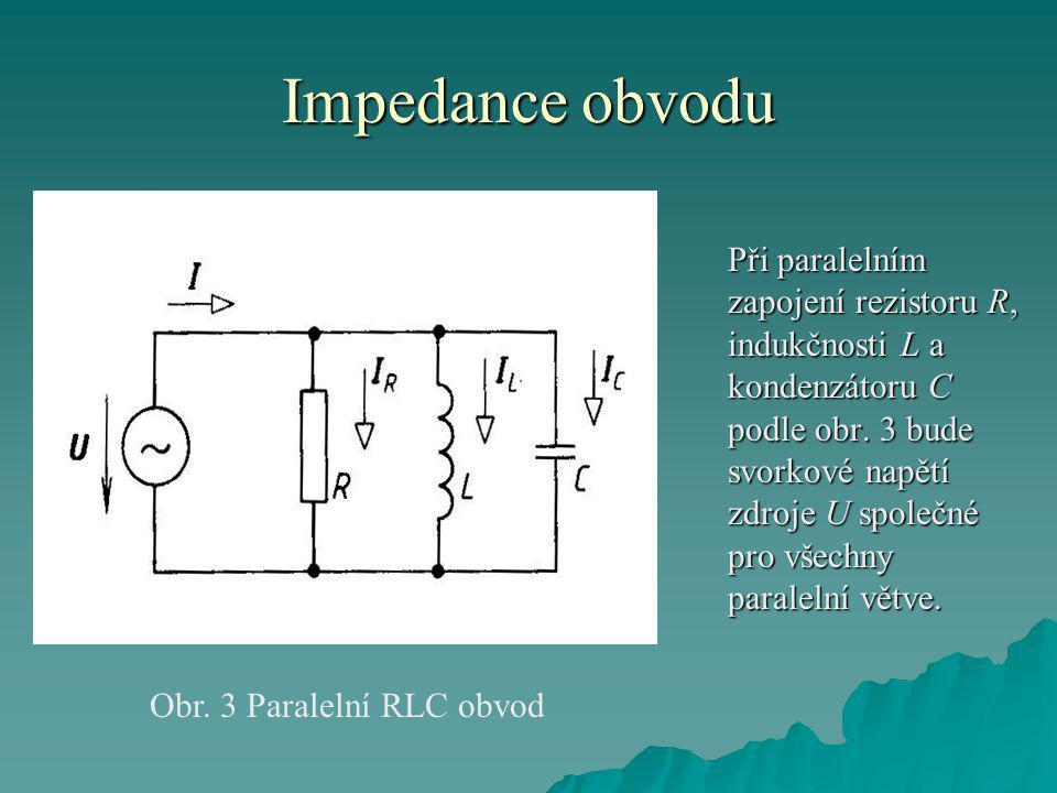 Obr. 3 Paralelní RLC obvod