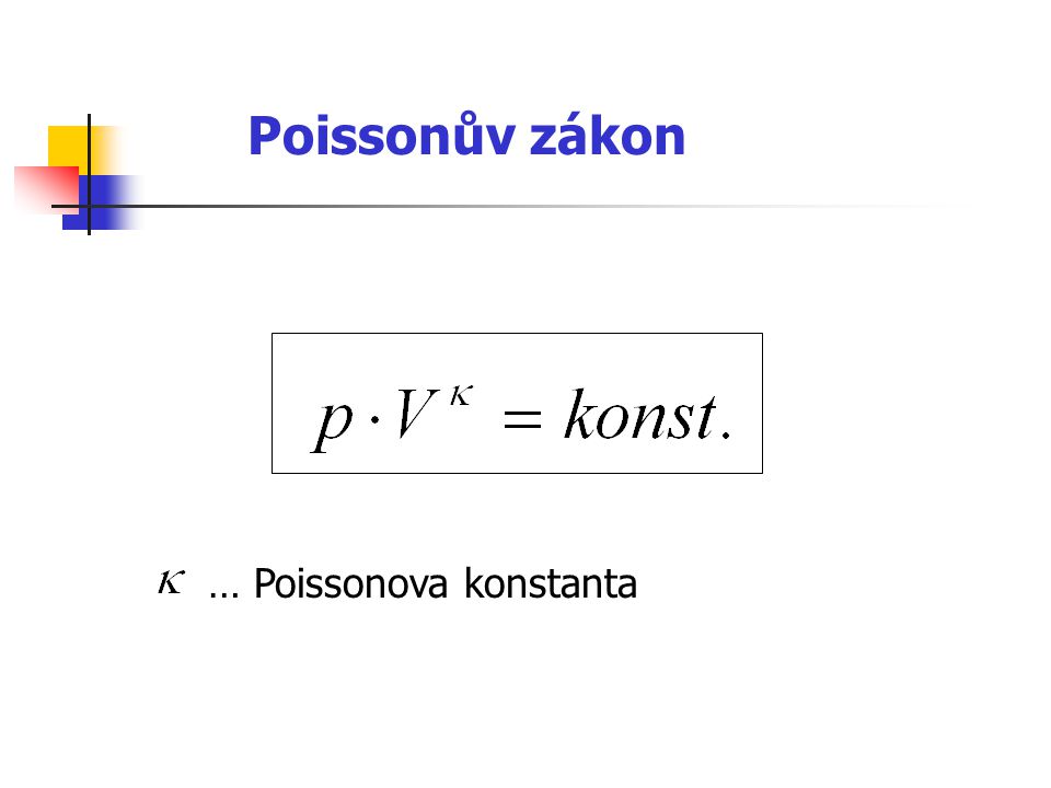 Poissonův zákon … Poissonova konstanta