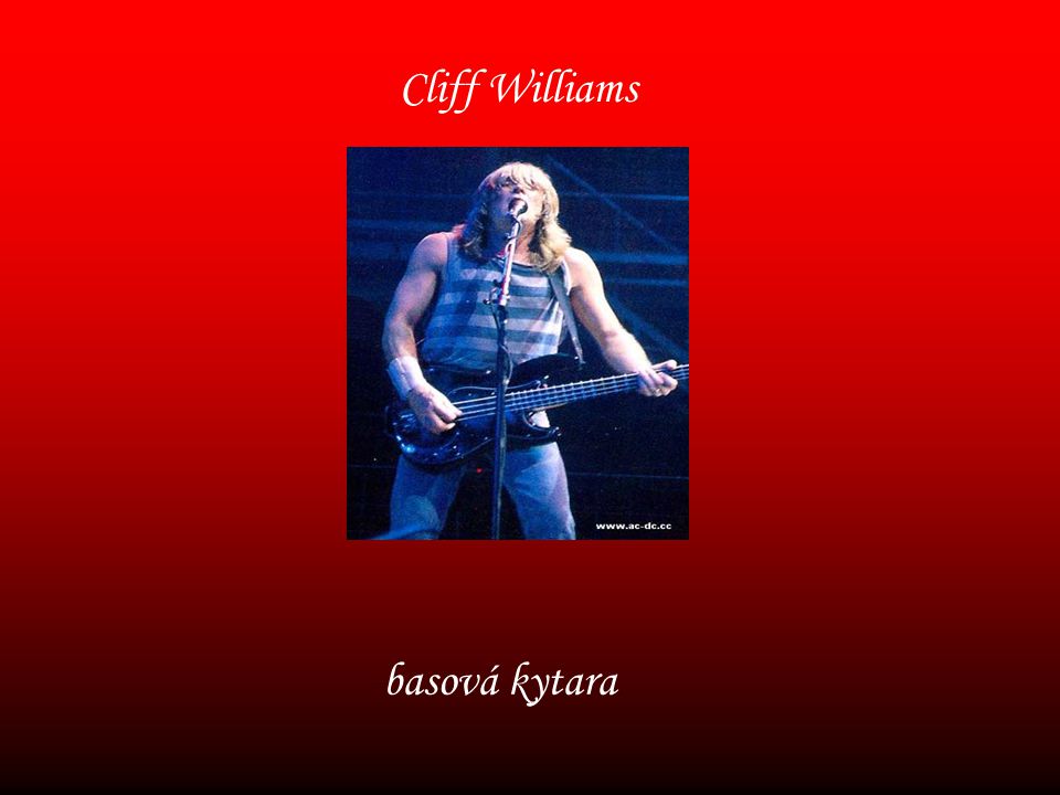 Cliff Williams basová kytara