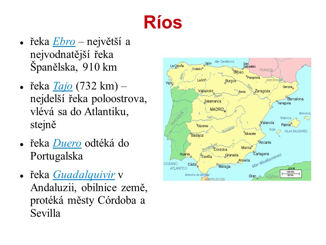 Ríos řeka Ebro – největší a nejvodnatější řeka Španělska, 910 km