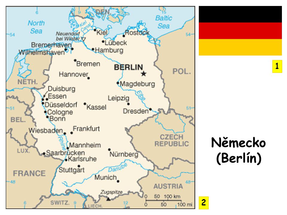 1 Německo (Berlín) 2