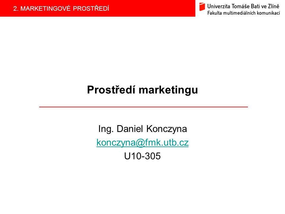 Ing. Daniel Konczyna U10-305