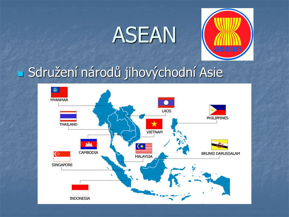 ASEAN Sdružení národů jihovýchodní Asie