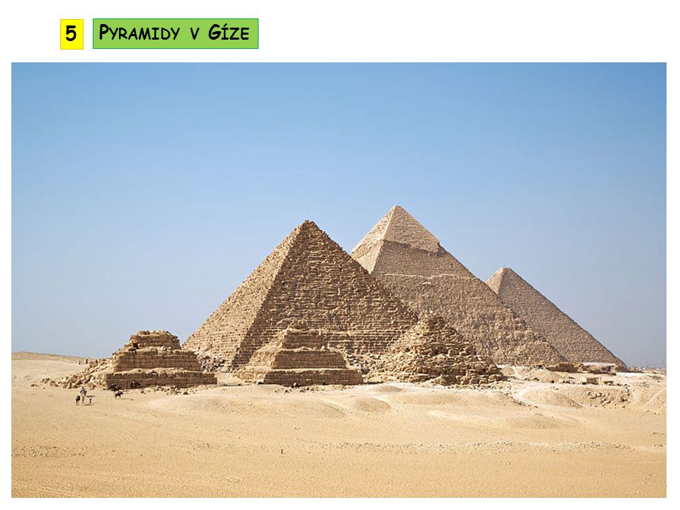 5 Pyramidy v Gíze