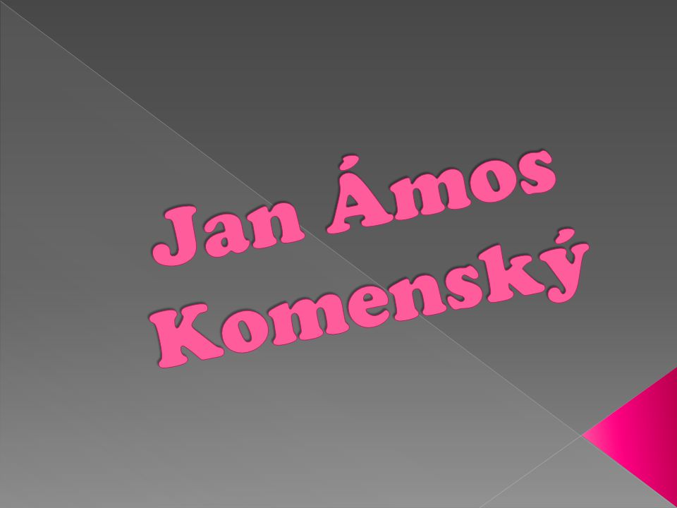 Jan Ámos Komenský