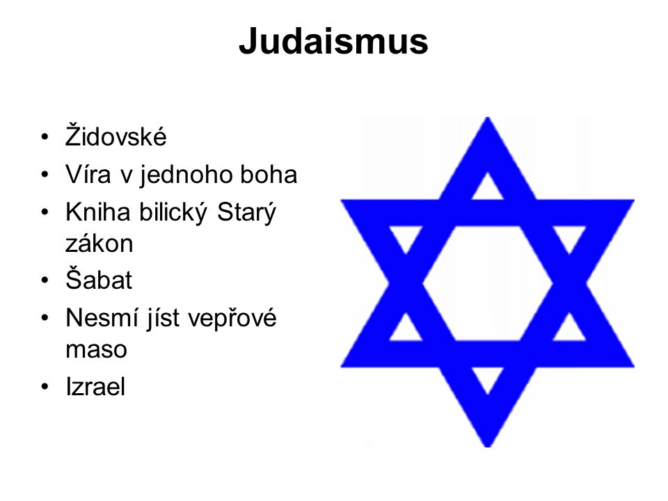 Judaismus Židovské Víra v jednoho boha Kniha bilický Starý zákon Šabat