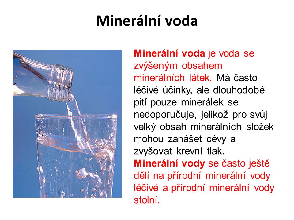 Minerální voda