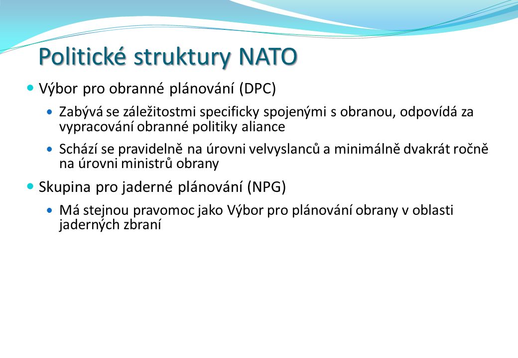 Politické struktury NATO