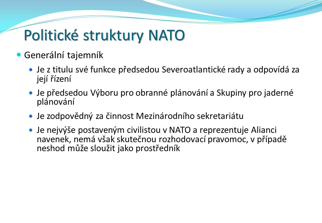 Politické struktury NATO