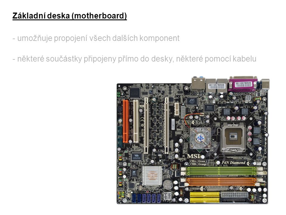 Základní deska (motherboard)