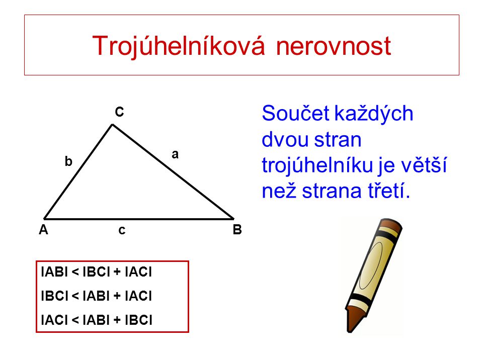 Trojúhelníková nerovnost