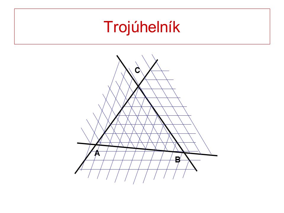 Trojúhelník A B C