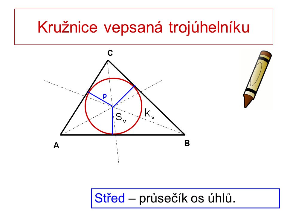Kružnice vepsaná trojúhelníku