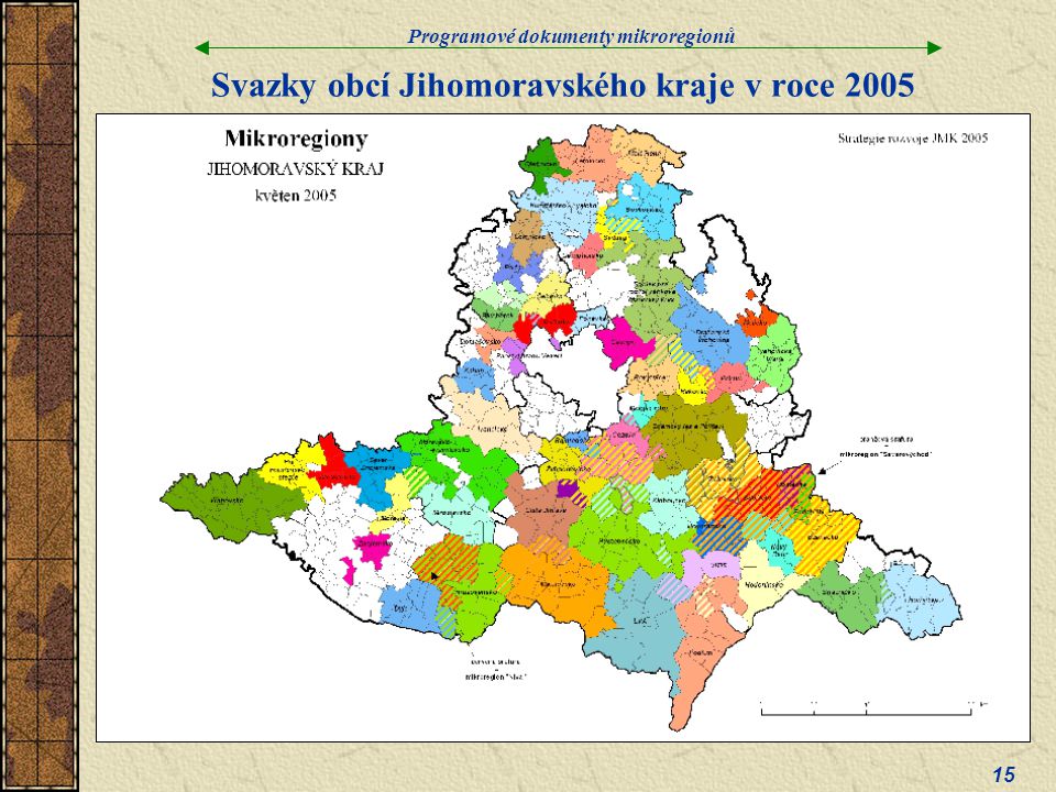 Svazky obcí Jihomoravského kraje v roce 2005