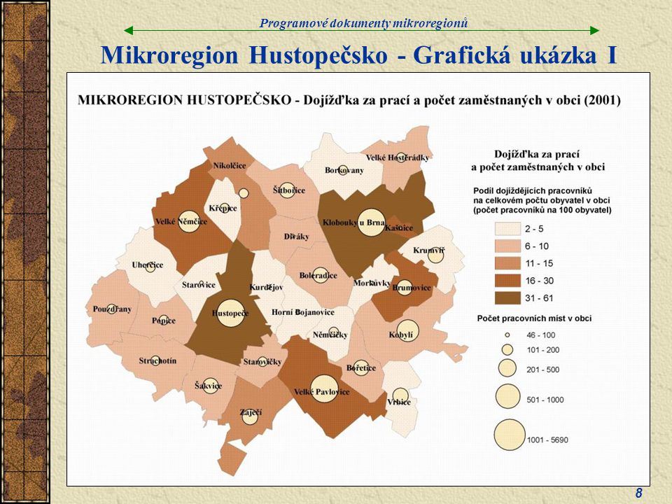 Mikroregion Hustopečsko - Grafická ukázka I