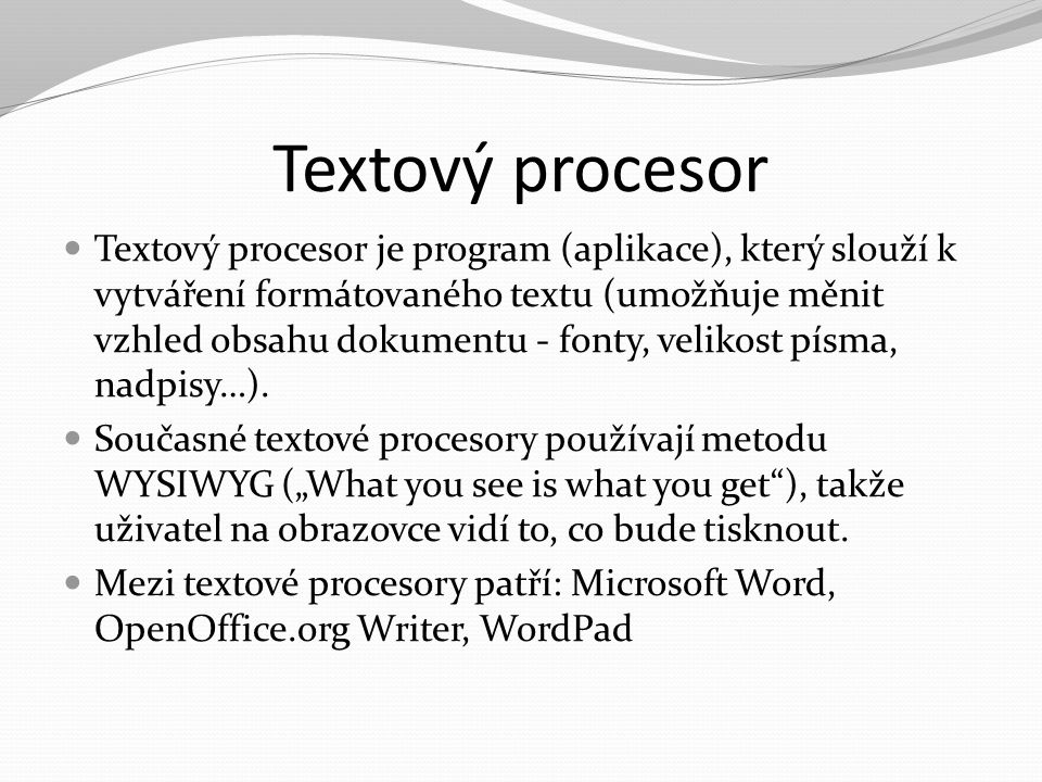 Textový procesor