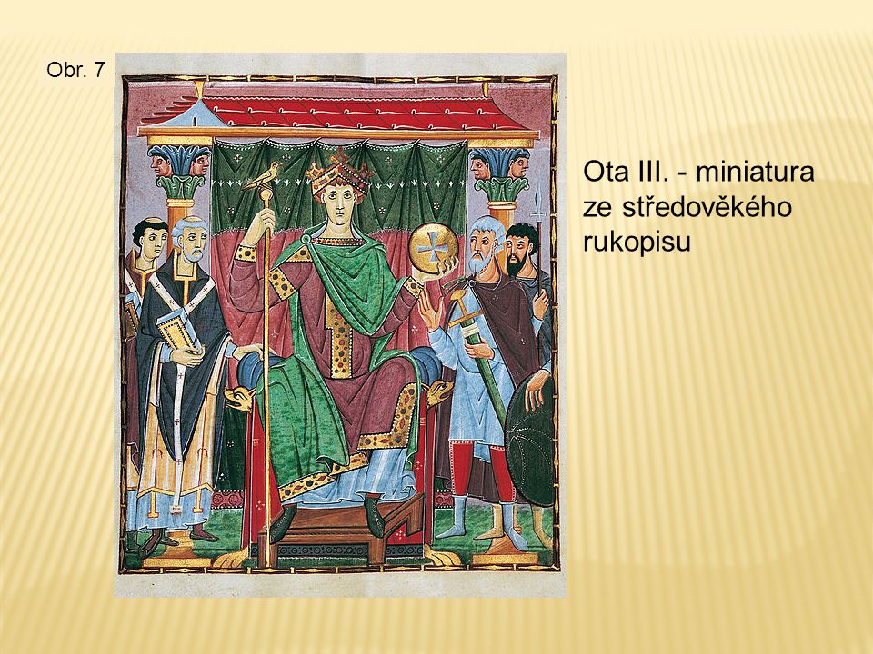 Ota III. - miniatura ze středověkého rukopisu