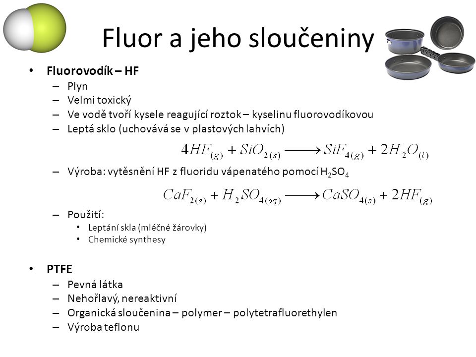 Fluor a jeho sloučeniny
