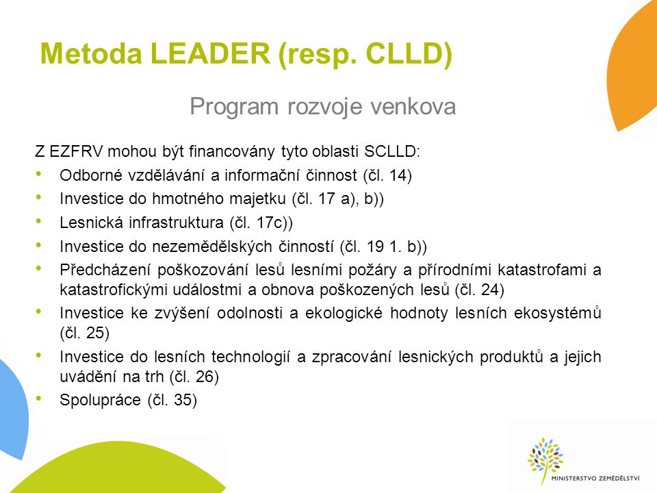 Metoda LEADER (resp. CLLD)