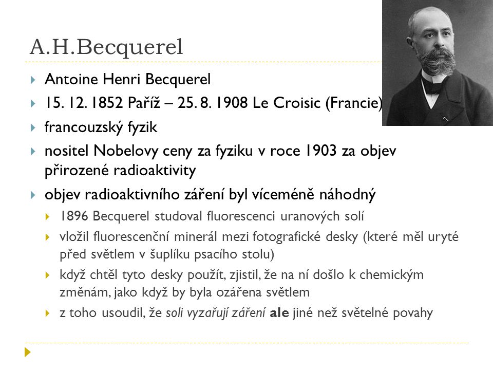 A.H.Becquerel Antoine Henri Becquerel