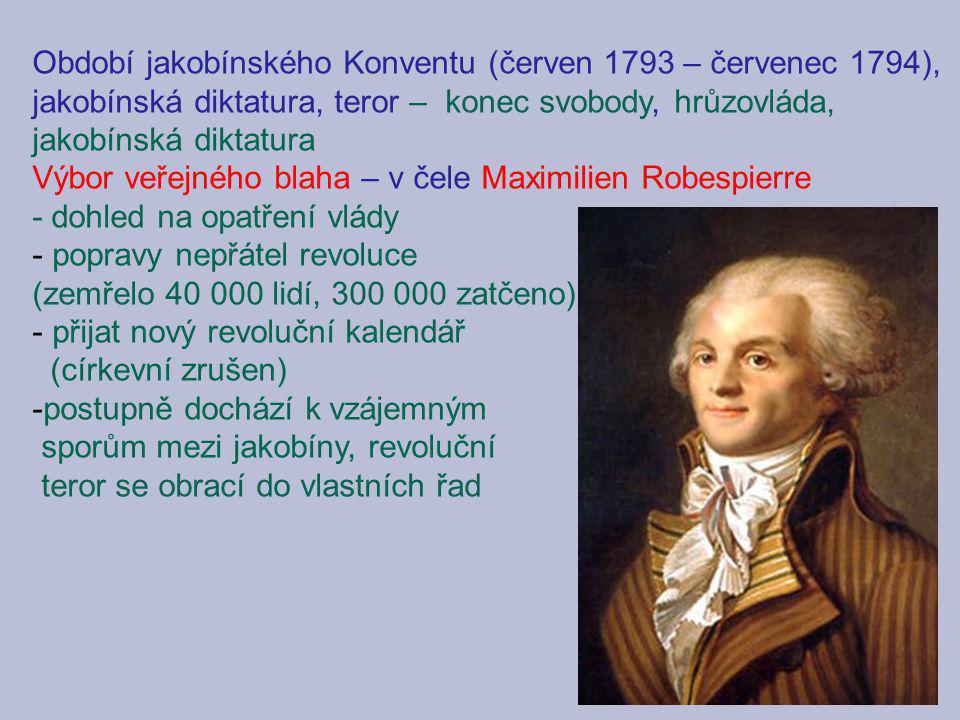 Období jakobínského Konventu (červen 1793 – červenec 1794),