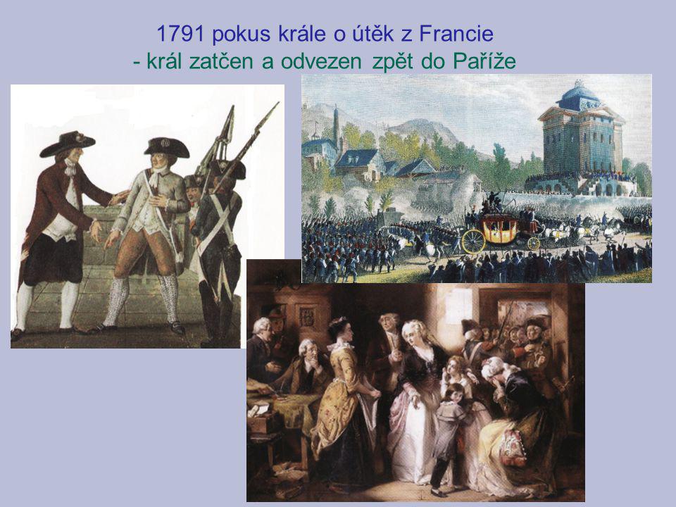 1791 pokus krále o útěk z Francie