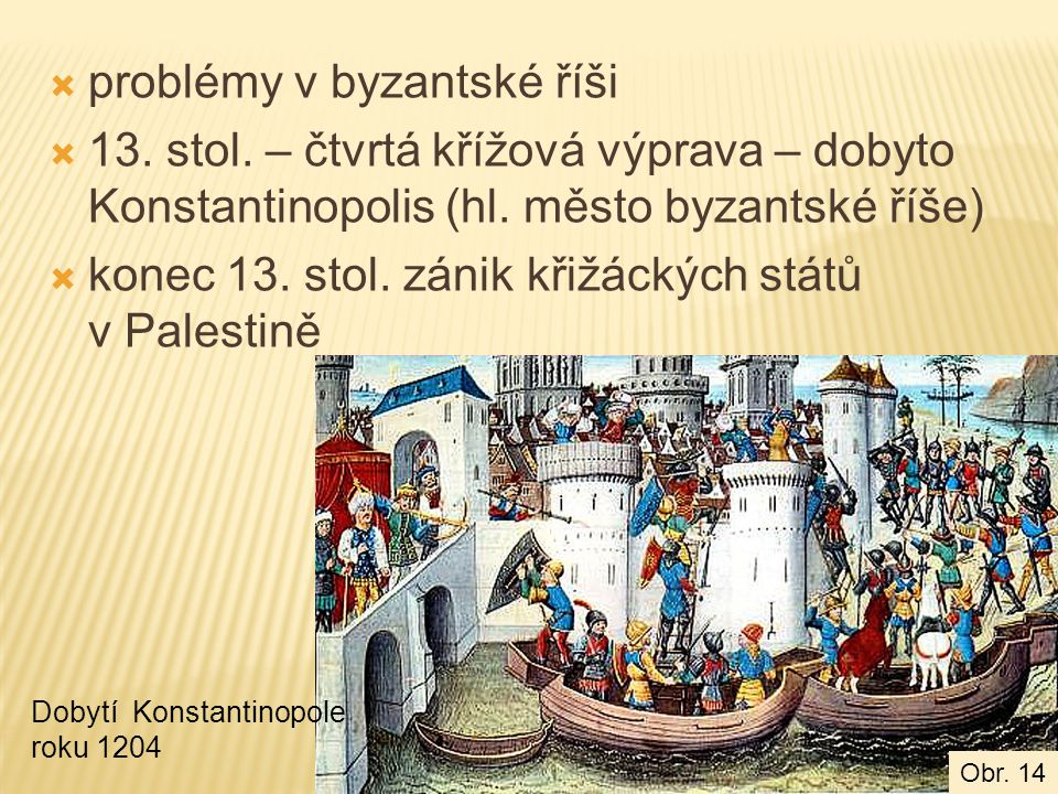 problémy v byzantské říši