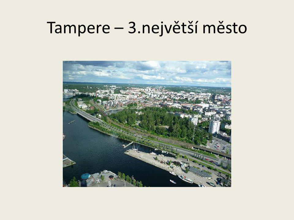 Tampere – 3.největší město