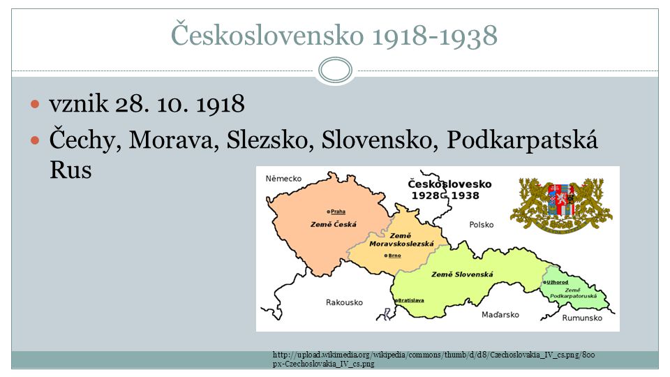 Československo vznik