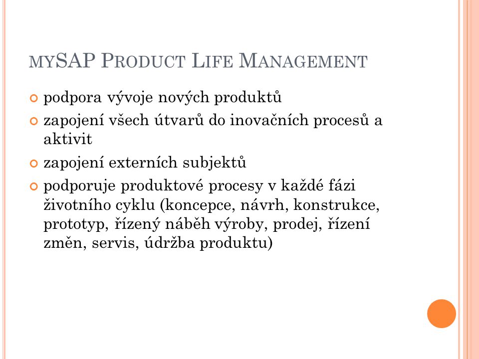 mySAP Product Life Management