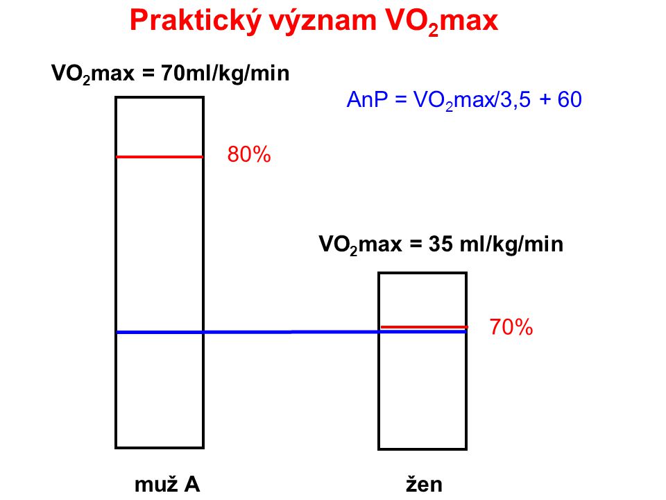 Praktický význam VO2max