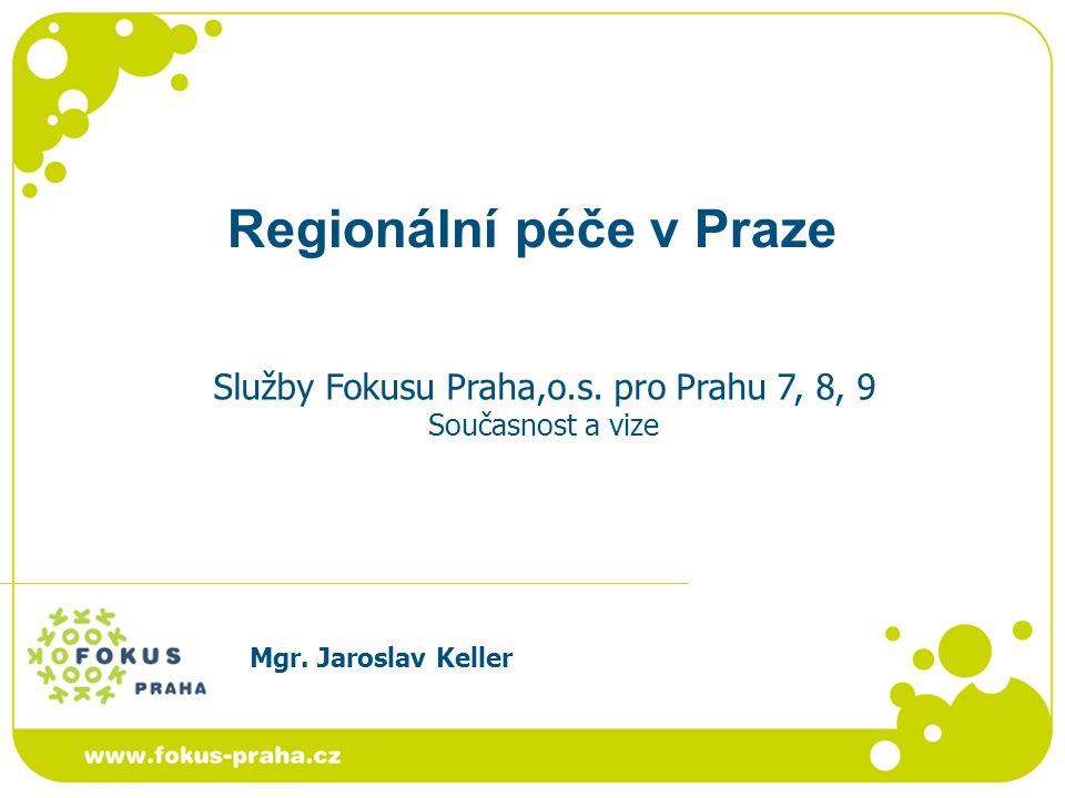 Regionální péče v Praze