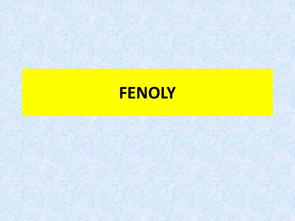FENOLY