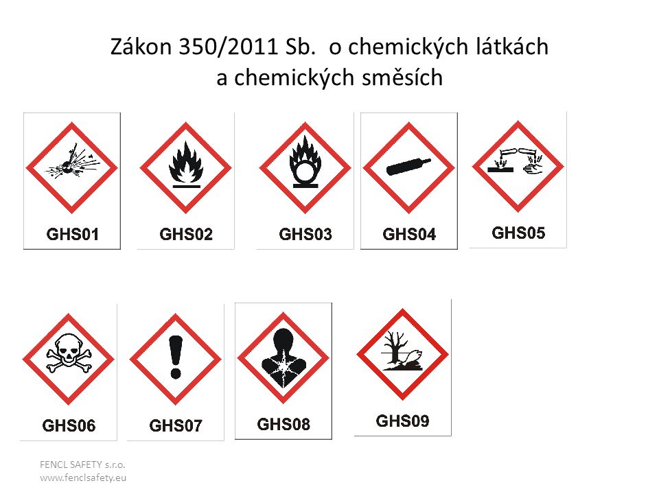 Zákon 350/2011 Sb. o chemických látkách a chemických směsích