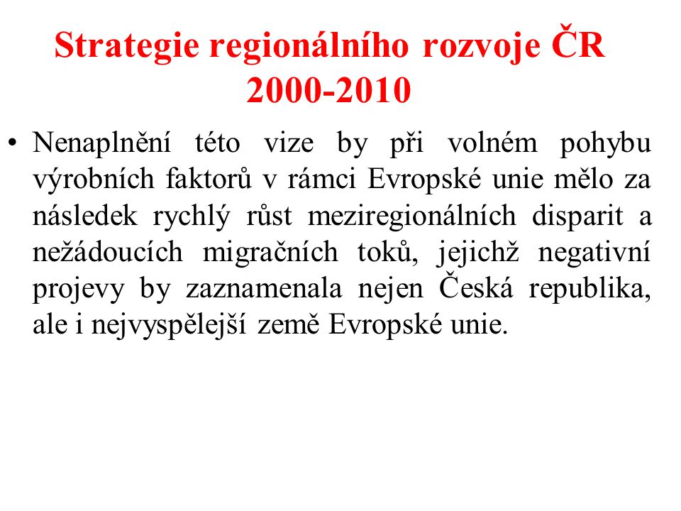 Jak Chápat Regionální Rozvoj A Rozvoj Venkova V. - Ppt Stáhnout