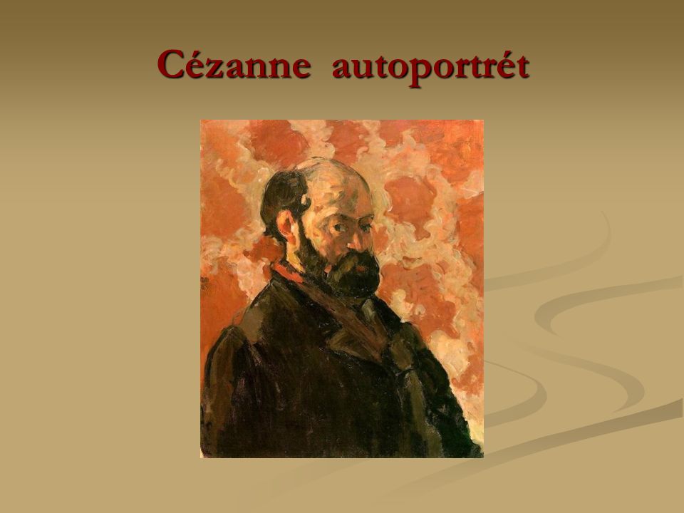 Cézanne autoportrét