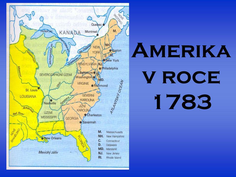 Amerika v roce 1783