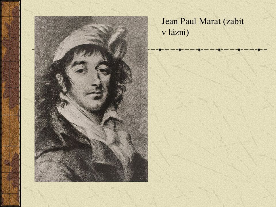 Jean Paul Marat (zabit v lázni)